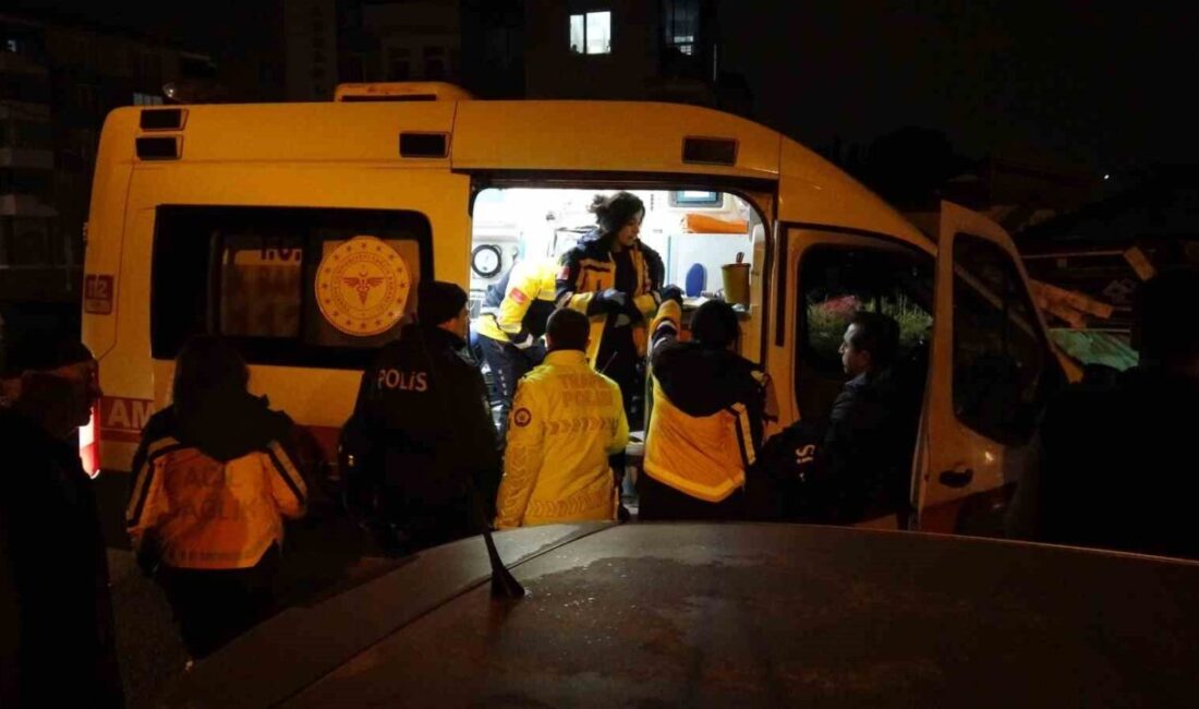 Malatya'nın Battalgazi ilçesinde, göreve giden bir polis memuru ve komiser,