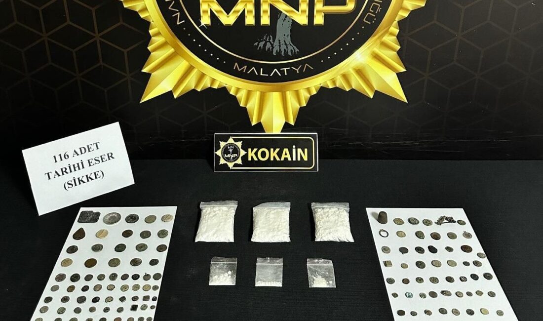 Malatya'da narkotik ekipleri, sokak satıcılarına yönelik düzenledikleri operasyonda 167 gram