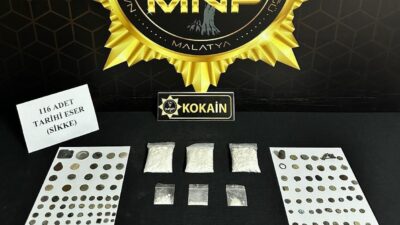 Malatya'da narkotik ekipleri, sokak satıcılarına yönelik düzenledikleri operasyonda 167 gram