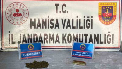 Manisa'nın Salihli ilçesinde jandarma, H.G. (54) adlı kişinin evine düzenlediği