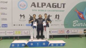 Bursa Uludağ Üniversitesi'nde gerçekleşen Alpagut 5. Dünya Şampiyonası'nda Türkiye'yi temsil
