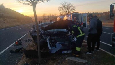 Mardin-Diyarbakır karayolunda meydana gelen trafik kazasında Nufel Karaalp (30) yaşamını