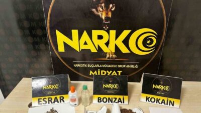 Mardin'in Midyat ilçesinde gerçekleştirilen uyuşturucu operasyonunda 3 kişi gözaltına alındı.