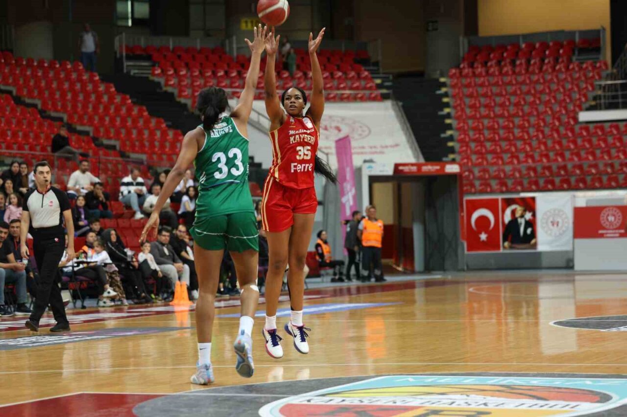Melikgazi Kayseri Basketbol, Kadınlar Basketbol Süper Ligi'nde Emlak Konut'a 84-71