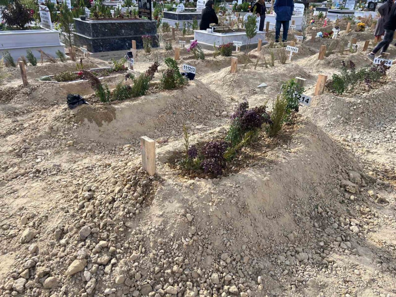 Mersin’de Komşusu Tarafından Öldürülen Anne ve Oğlu, Gözyaşlarıyla Defnedildi