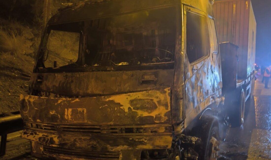 Mersin’deki Otoyol Girişinde Güneş Paneli Yüklü Tır Yangında Kullanılamaz Hale Geldi Mersin’in Akdeniz ilçesinde güneş paneli taşıyan bir tır, otoyol girişinde