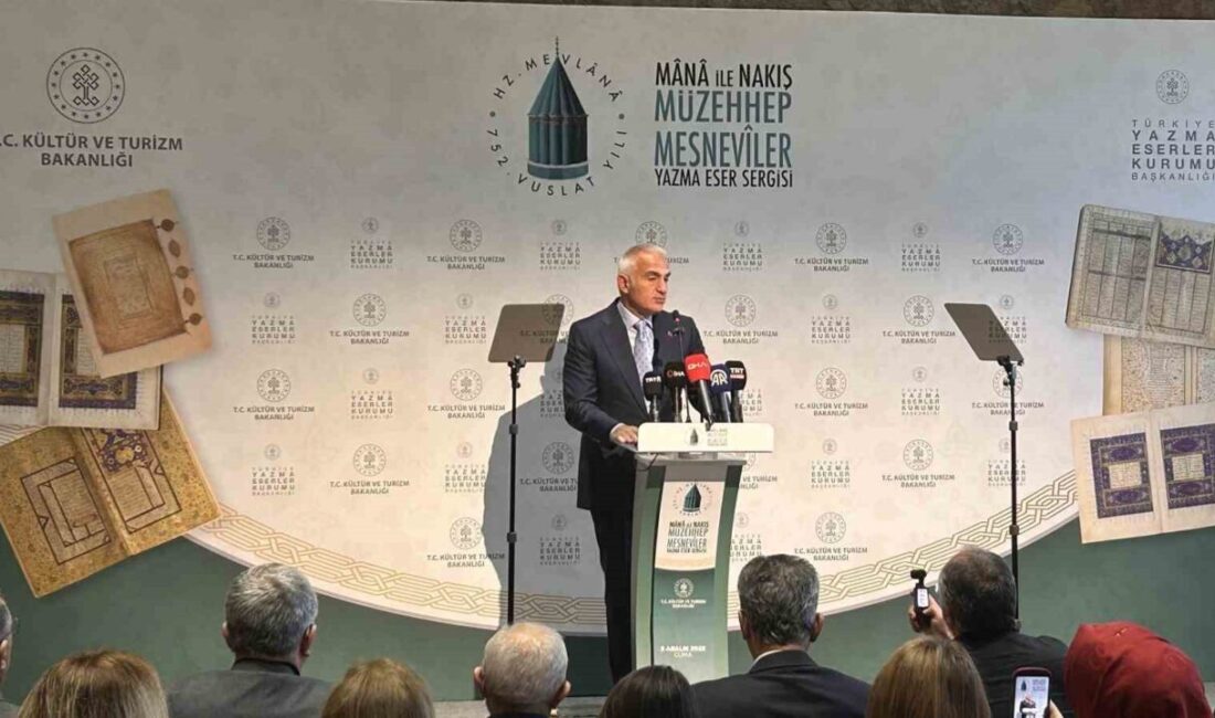 Mevlana Celaleddin-i Rumi’nin vefatının 752. yılı dolayısıyla açılan "Mana ve