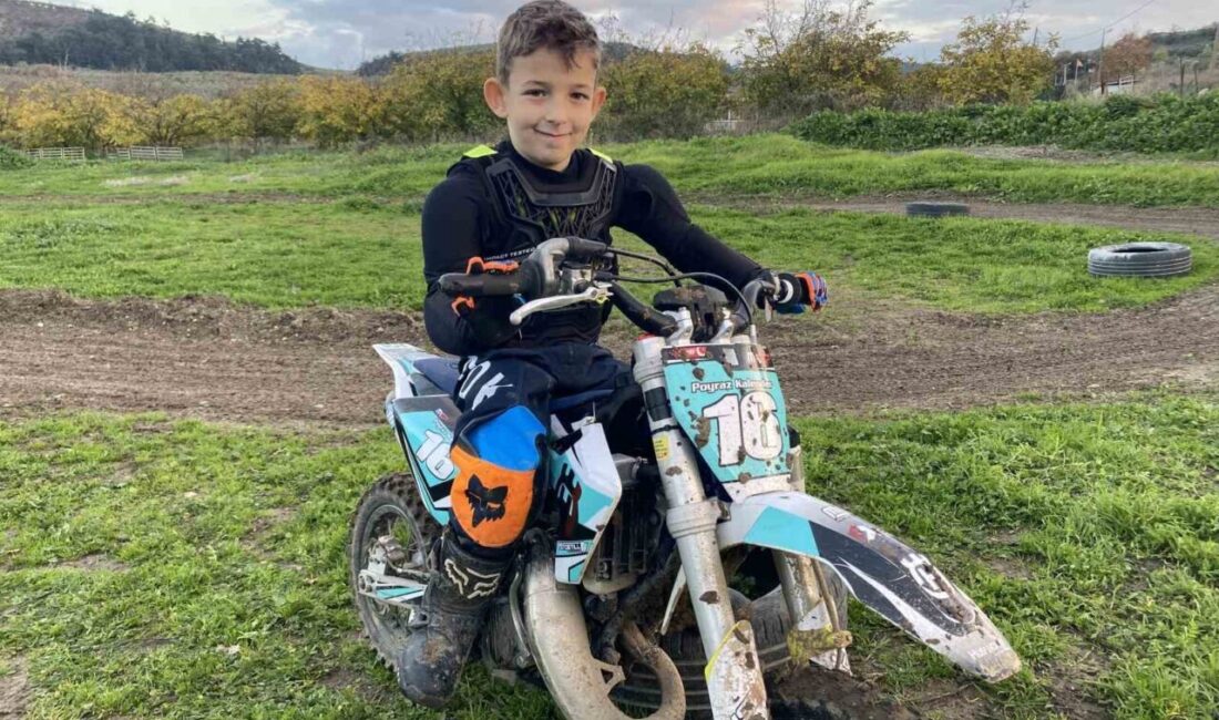 Türkiye Motokros Şampiyonası’nın 2025 sezon finalinde Poyraz Kalender, 50cc Mini