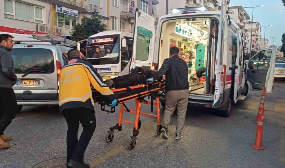 Aydın'ın Efeler ilçesinde otomobil ve motosikletin çarpışması sonucu motosiklet sürücüsü