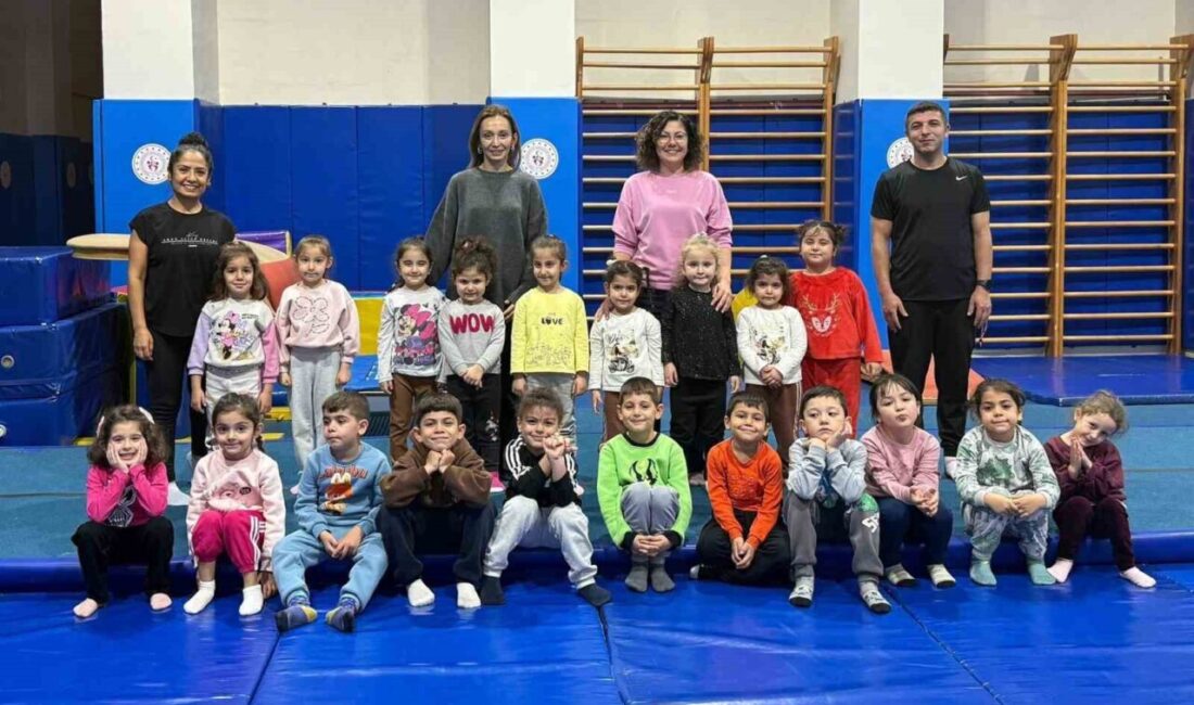 Nazmi Zehra İyibilir Ortaokulu Anasınıfı öğrencileri, "Spora İlk Adım Projesi"