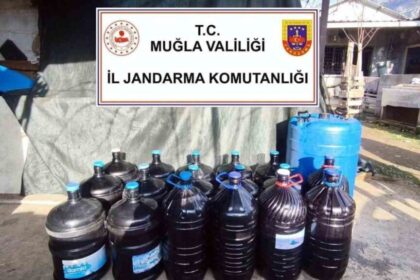 Muğla’da Jandarma Ekipleri Yeni Yıl Öncesi Kaçak İçki Uygulaması Gerçekleştirdi
