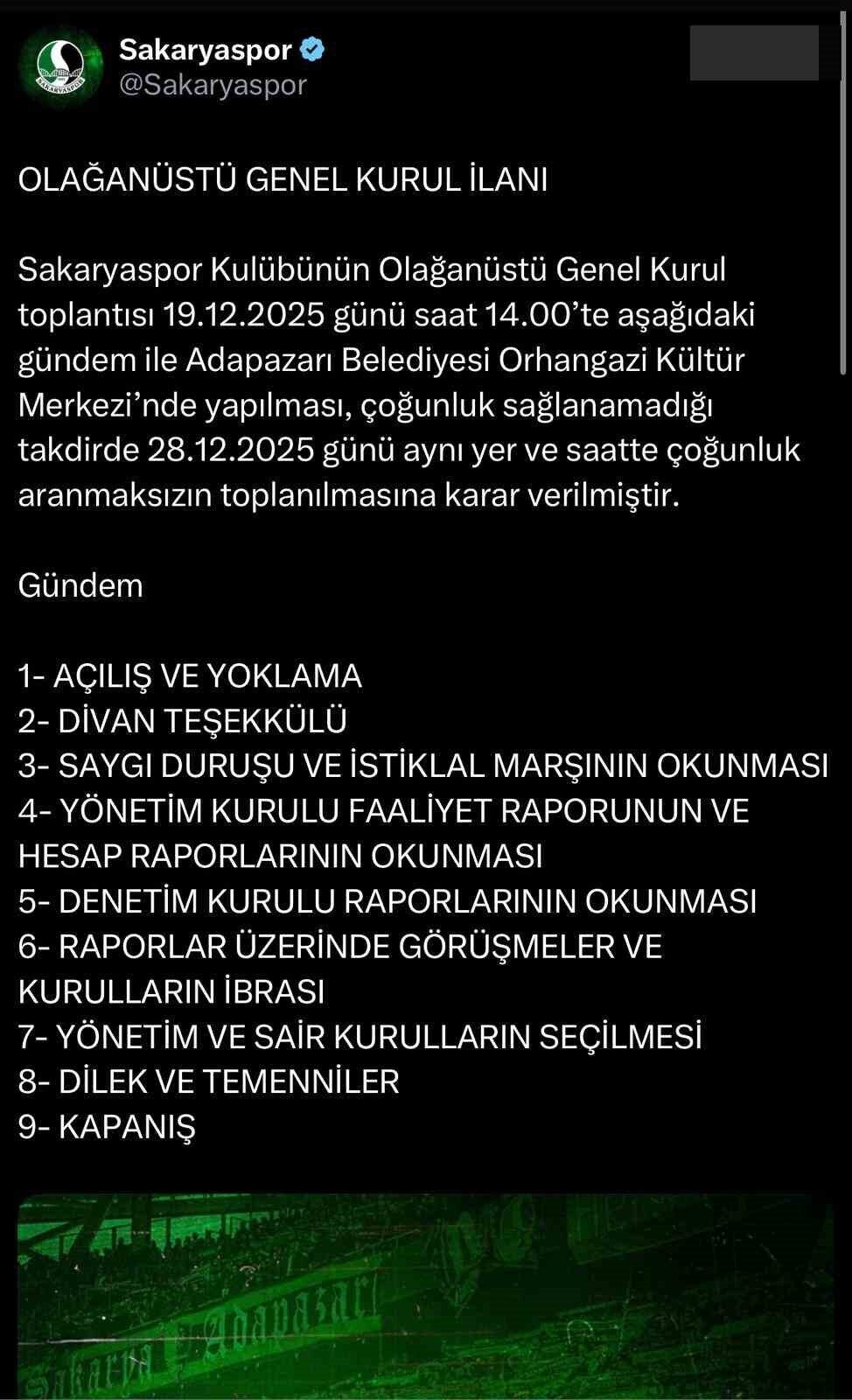 Sakaryaspor’un başkanı Muhammet Kıratlı, kulüp menfaatleri doğrultusunda çalıştığını belirterek istifa