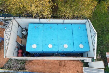 MUSKİ, Akıncı Mahallesi’nde Yeni Nesil Modüler İçme Suyu Deposu Kurulumuna Başladı