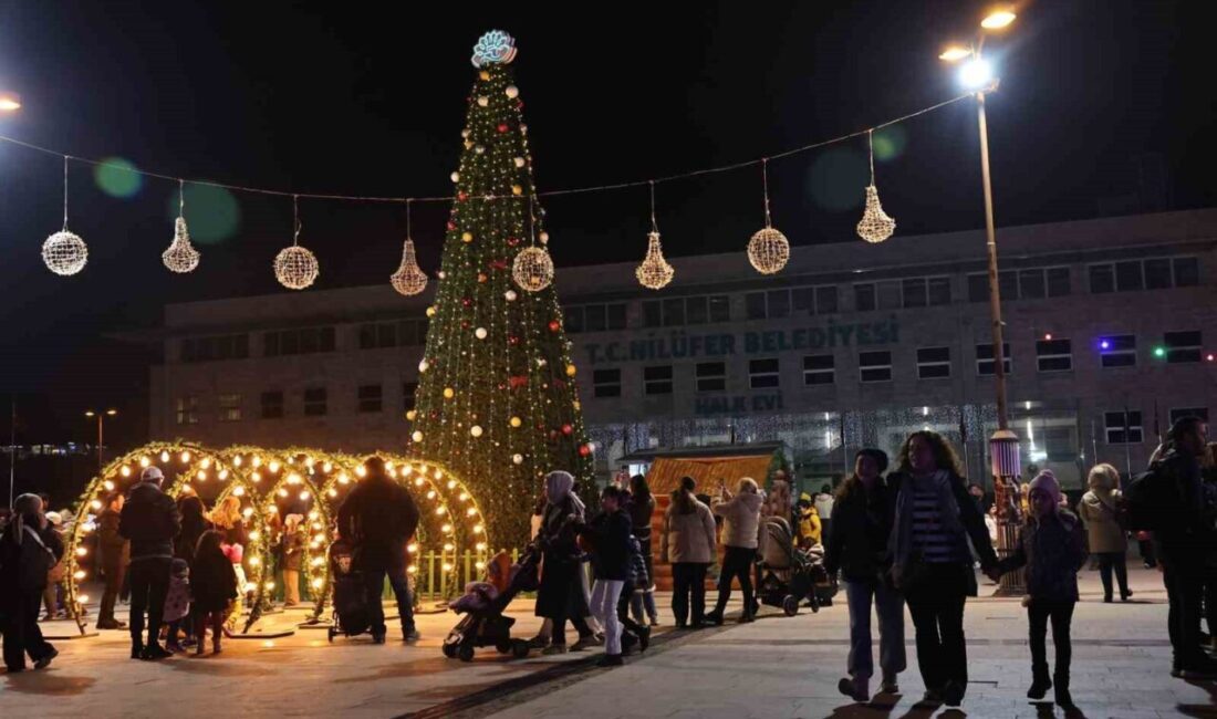 Nilüfer Belediyesi, 19 Aralık'tan itibaren Cumhuriyet Meydanı'nda düzenleyeceği Yeni Yıl