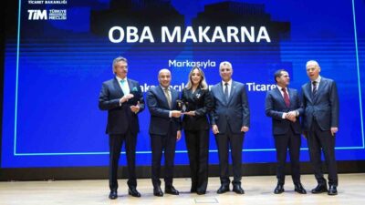 Oba Makarna, Turquality Ödülleri’nde "En Çok Ülkeye İhracat Yapan Turquality