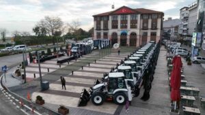 Ordu Büyükşehir Belediyesi, öz kaynaklarıyla 15 yeni araç alarak araç