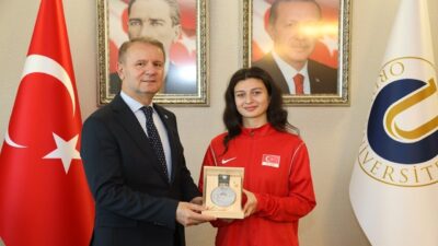 Ordu Üniversitesi Spor Bilimleri Fakültesi öğrencisi ve milli sporcu İlkim