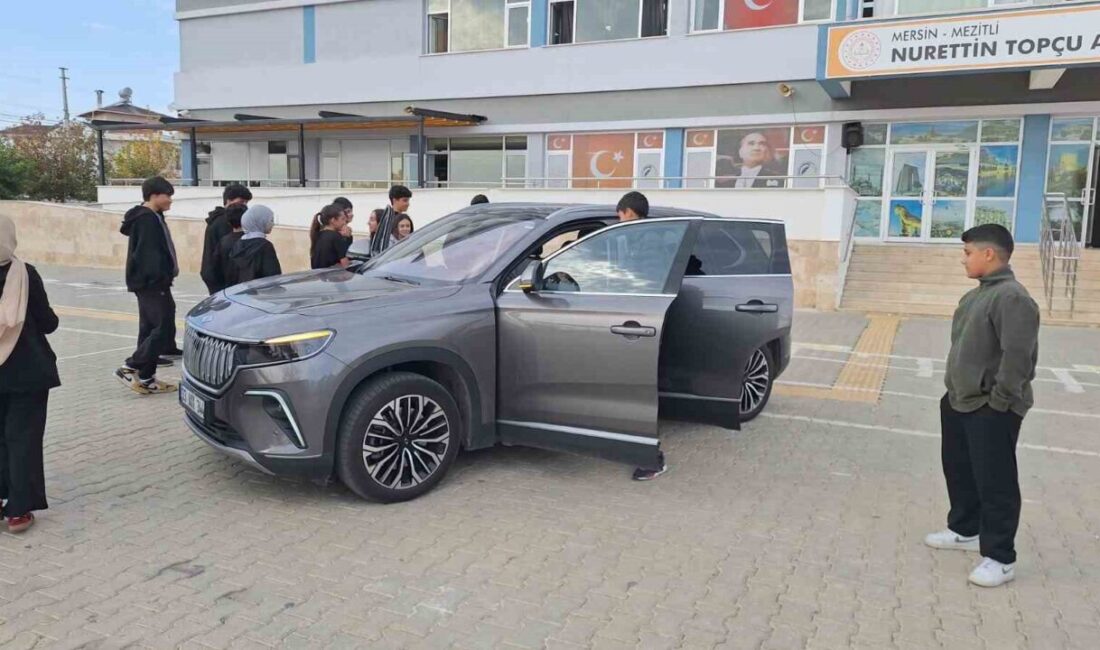 Mersin’deki Lise Öğrencileri, Türkiye’nin İlk Yerli Otomobili TOGG’u İnceledi Mersin'deki Nurettin Topçu Anadolu Lisesi öğrencileri, Yerli Malı Haftası etkinliği