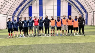 Ağrı'nın Patnos ilçesinde öğretmenler arası futbol turnuvası, İlçe Stadı Kapalı