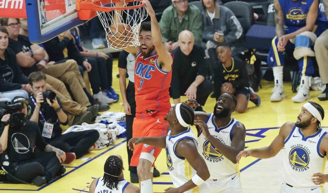 Oklahoma City Thunder, Golden State Warriors’u Yenerek 13. Galibiyetine Ulaştı Oklahoma City Thunder, Golden State Warriors'ı 124-112 mağlup ederek üst