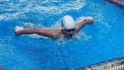 Eskişehir'deki 'Okul Sporları Gençler İl Birinciliği Yüzme' etkinlikleri, Yenikent Olimpik