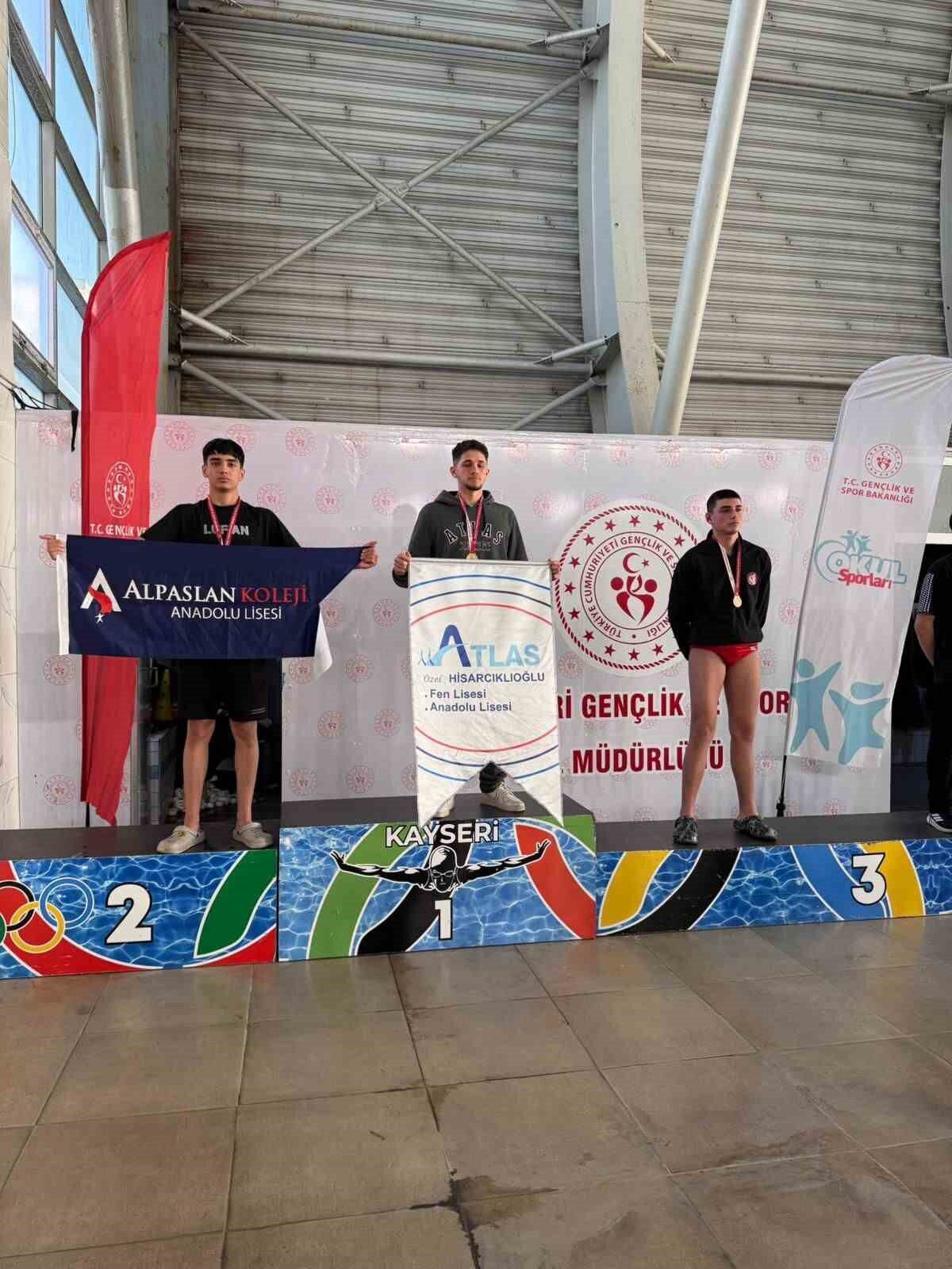 2025-2026 Okullar Arası Yüzme Gençler İl Birinciliği'nde Özel Alpaslan Koleji