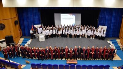 Ondokuz Mayıs Üniversitesi'nde 66 yeni veteriner öğrencisi, geleneksel "Beyaz Önlük