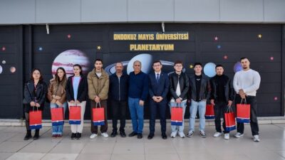 Ondokuz Mayıs Üniversitesi, Uyum Fest’25 kapsamında, yarışmalarda başarı gösteren öğrenciler