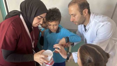 Ondokuz Mayıs Üniversitesi Sağlık Hizmetleri MYO, ilkokul öğrencilere ağız sağlığı
