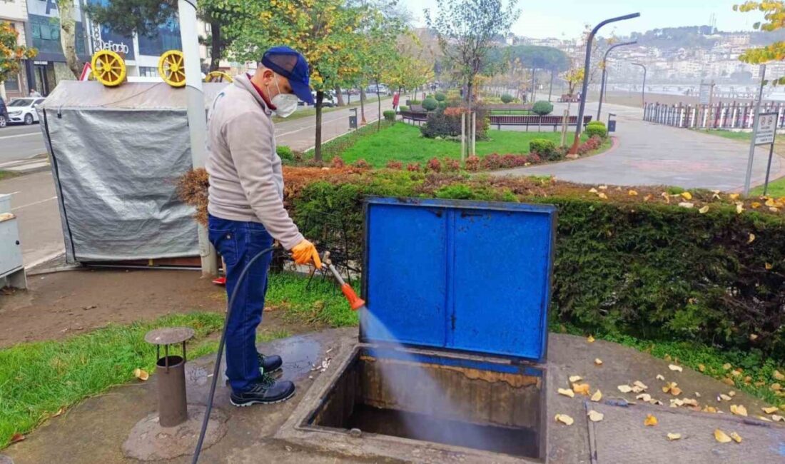 Ordu Büyükşehir Belediyesi, kış mevsiminde halk sağlığını korumak amacıyla sivrisinek