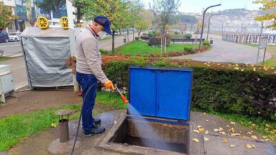 Ordu Büyükşehir Belediyesi, kış mevsiminde halk sağlığını korumak amacıyla sivrisinek