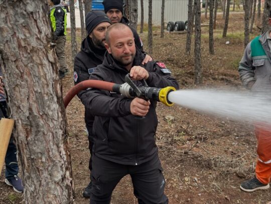 Anadolu Üniversitesi Arama ve Kurtarma (AUSAR) Ekibi, Eskişehir'deki Kocakır Yangın