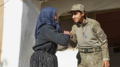 Şuhut ilçesinde yaşayan 13 yaşındaki otizmli Cafer Çelik'in asker olma