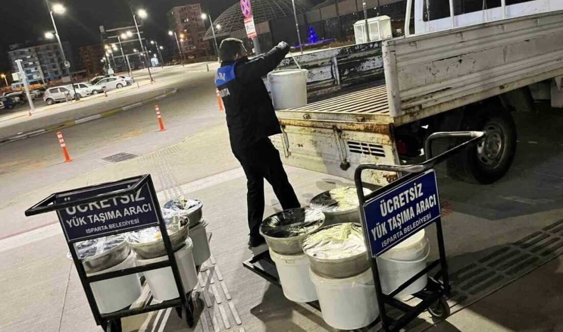 Isparta Belediyesi Zabıta Müdürlüğü, otogar kontrolünde üretim yeri belli olmayan