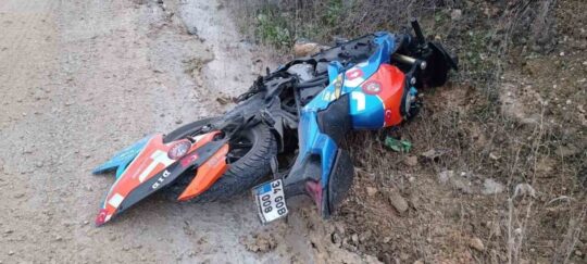 Bilecik'in Osmaneli ilçesinde otomobil ile motosikletin çarpışması sonucu Veli D.