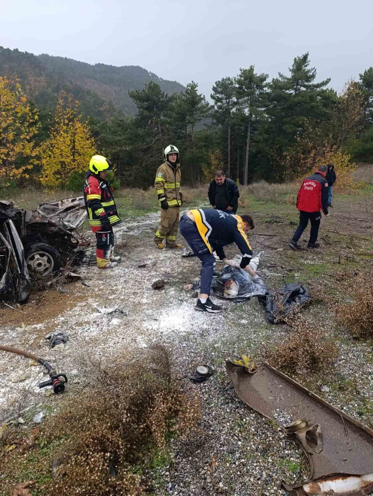 Balıkesir’in Sındırgı ilçesinde tır ve otomobilin çarpışması sonucu Ali Koç