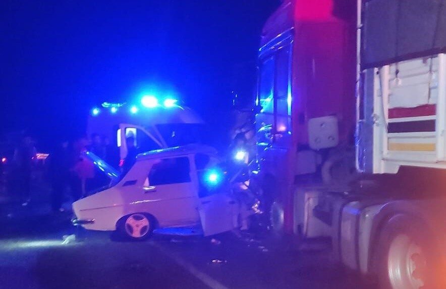 Kahramanmaraş'ın Andırın ilçesinde meydana gelen trafi kazasında 1 kişi yaşamını