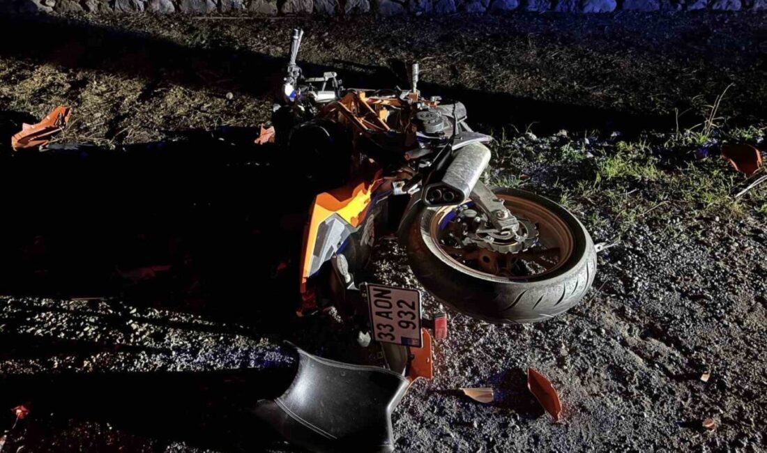 Mersin’in Bozyazı ilçesinde meydana gelen kazada 18 yaşındaki motosiklet sürücüsü