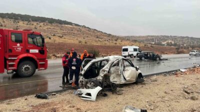 Kahramanmaraş'ta meydana gelen trafik kazasında, İstanbul Kağıthane 13 No’lu Aile