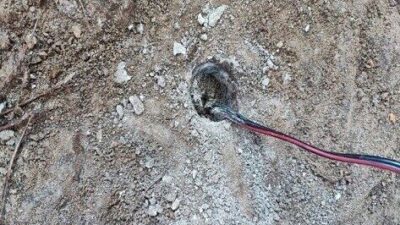 Aydın'ın Koçarlı ilçesinde kaçak kazı yapan K. T., E. Ç.,