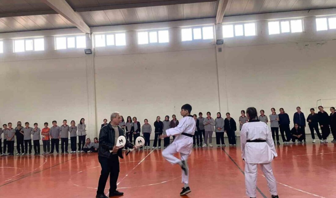 Kütahya'nın Pazarlar ilçesindeki Pazarlar Spor Lisesi, tekvando projesiyle 100'den fazla