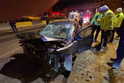 Karabük’te alkollü sürücü polisin dur ihtarına uymayıp kaza yaptıktan sonra yakalandı