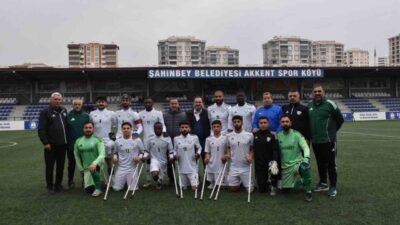 Şahinbey Ampute Futbol Takımı, Konya'da oynanan deplasman maçında Konya Ampute