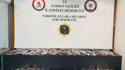 Samsun’da Narkotik Ekiplerinin Operasyonunda 10 Bin 360 Uyuşturucu Hap Ele Geçirildi, Bir Kişi Gözaltında Samsun'un İlkadım ilçesinde gerçekleştirilen narkotik operasyonunda 10,360 uyuşturucu hap ve