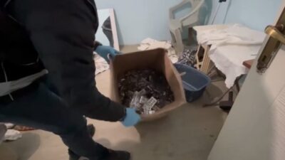 Samsun'un İlkadım ilçesinde narkotik ekipleri, O.K. isimli 28 yaşındaki şüpheliyi