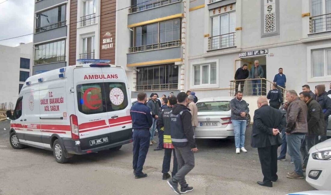 Samsun’un Bafra ilçesindeki bir evde, 28 yaşındaki K.K. doğal gaz