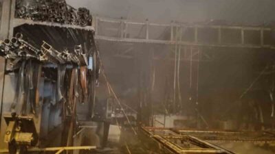 Balıkesir’in Gönen ilçesindeki PVC çerçeve ve kapı üreten bir işletmede