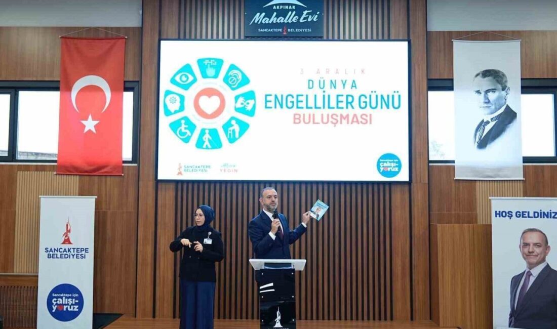 Sancaktepe Belediye Başkanı Alper Yeğin, 3 Aralık Dünya Engelliler Günü