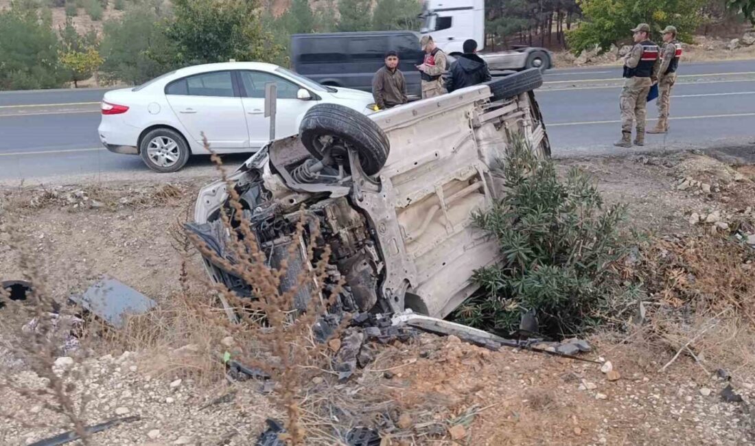 Şanlıurfa'da hafif ticari aracın devrilmesi sonucunda T.M. ve oğlu F.M.