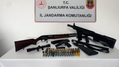 Şanlıurfa'da jandarma, ruhsatsız silah kullanımı ve düğünlerde havaya ateş etme